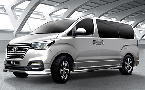 Van H1 para familias y grupos con equipaje